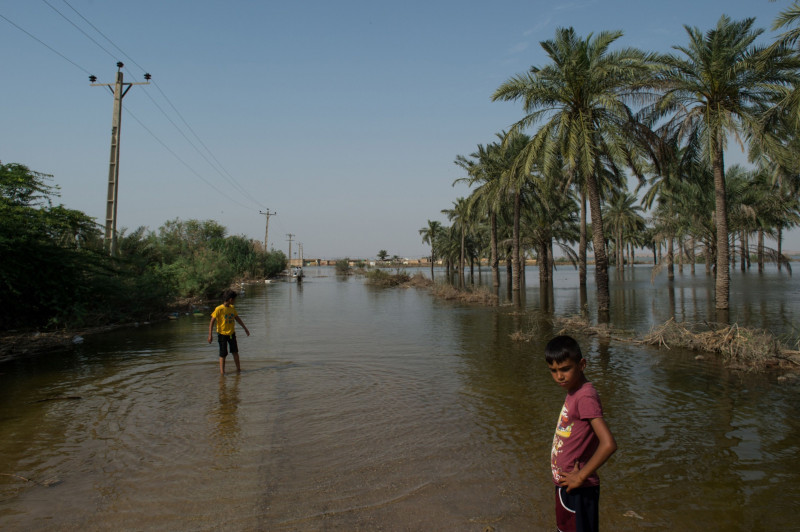 دمّرت الفيضانات في محافظة خوزستان في أبريل 2019 القرى والحقول الزراعية