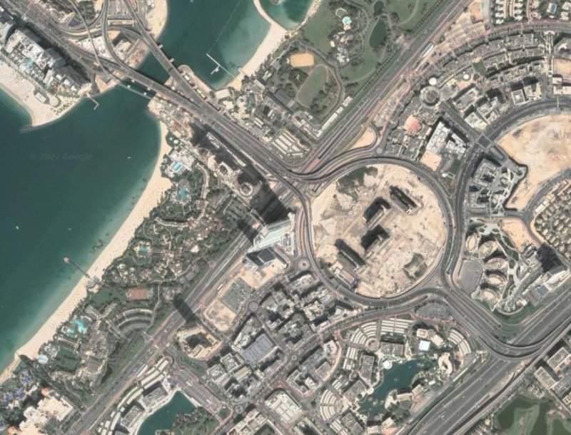 موقع مشروع "لؤلؤة دبي"، دبي، الإمارات العربية المتحدة