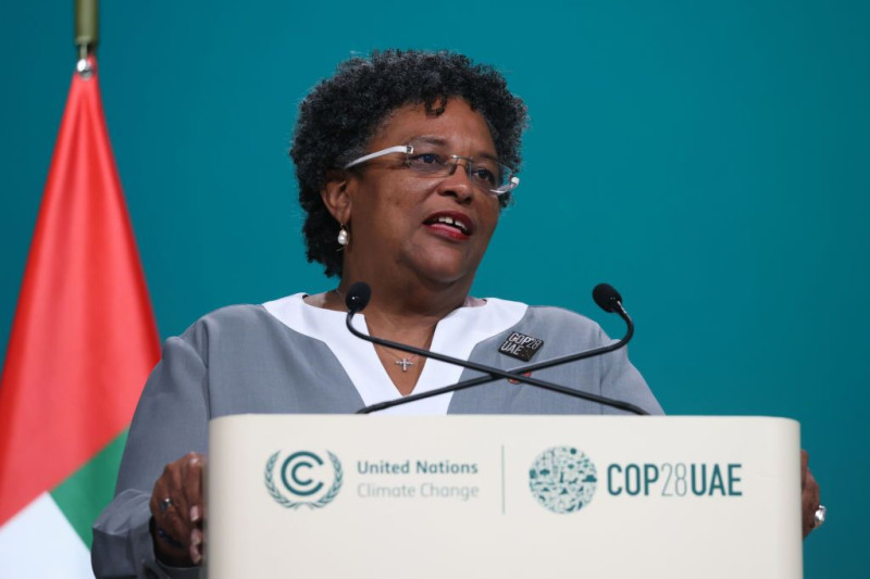 ميا موتلي، رئيسة وزراء باربادوس 