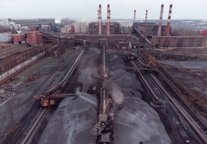 مصنع ليبيدينسكي لتعدين خام الحديد ومعالجته، والتابع لشركة "ميتالوينفست هولدينغ" في جوبكين، روسيا