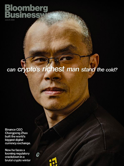 تشانغبنغ جاو على غلاف مجلة "بزنس ويك"، العدد الصادر في 27 يونيو 2022