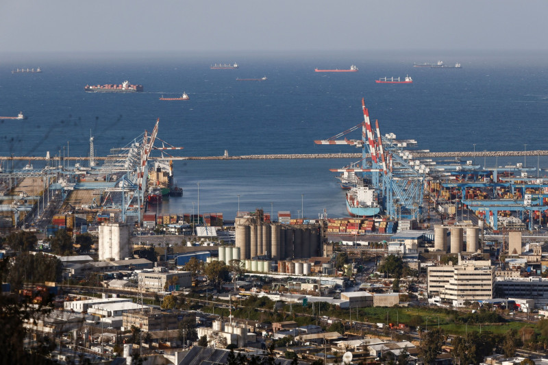 ميناء حيفا في إسرائيل