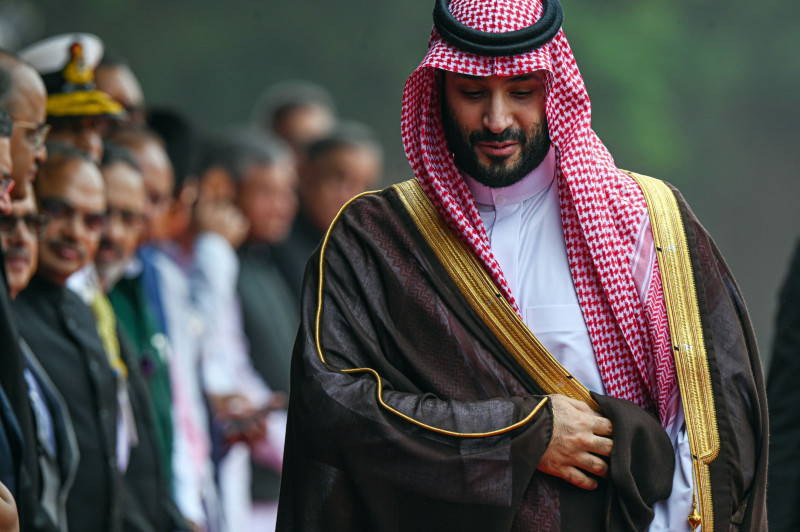 ولي العهد السعودي، الأمير محمد بن سلمان خلال زيارة للهند في سبتمبر 2023