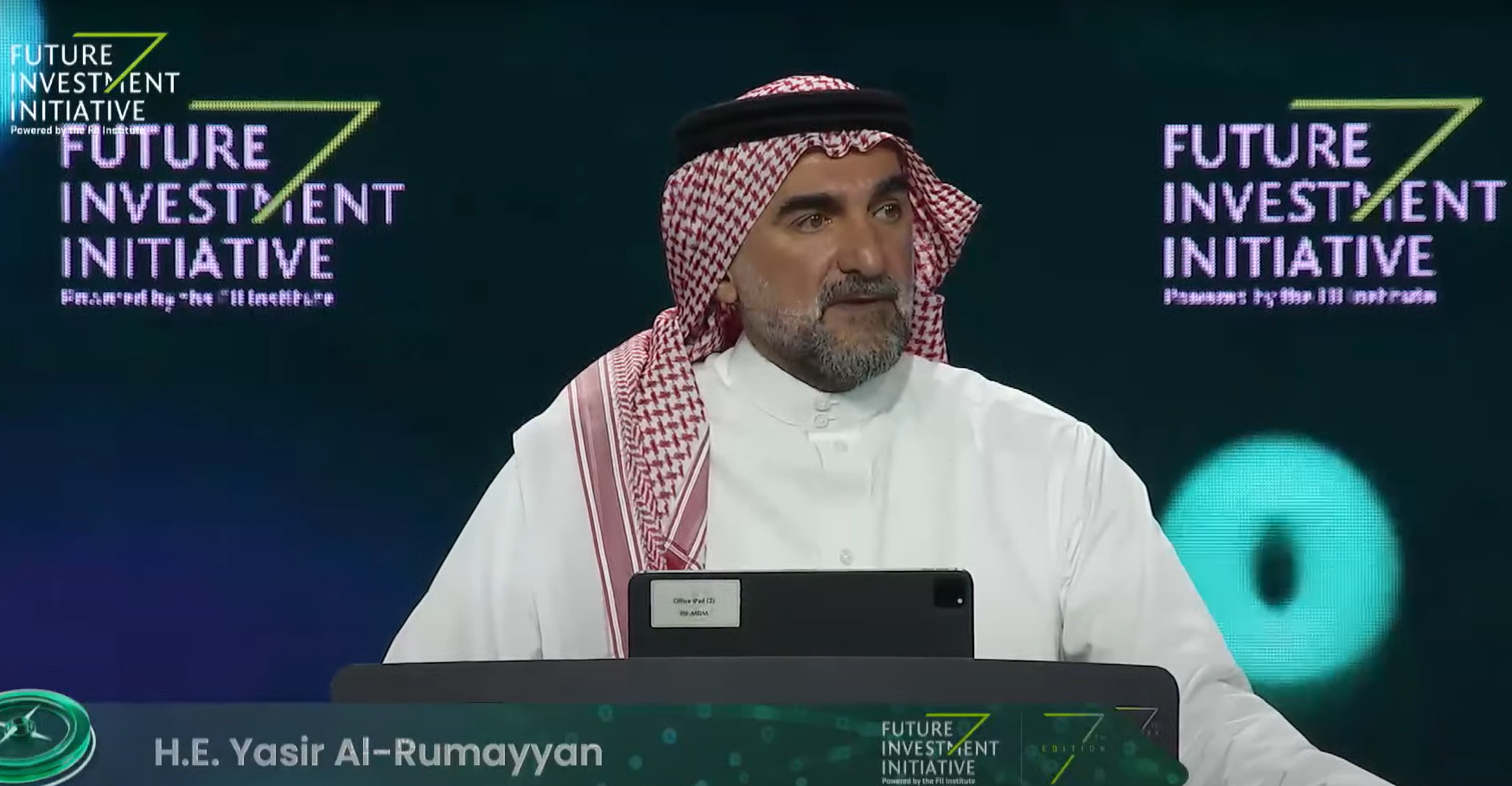 ياسر الرميان، محافظ صندوق الاستثمارات العامة السعودي