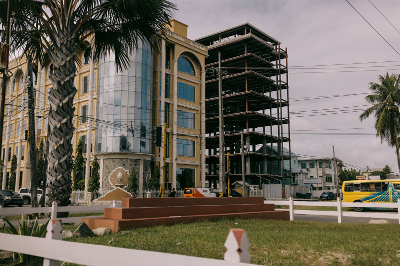 مشاريع سكنية قيد البناء في جورج تاون، غيانا 