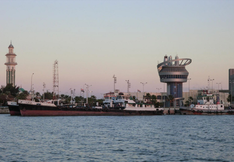 ميناء دمياط في مصر