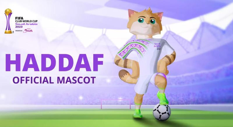 "قطّ الرمال" (هدّاف)، التميمة الرسمية لكأس العالم للأندية السعودية 2023