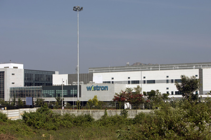 مصنع تابع لشركة "ويسترون" في ولاية كارناتاكا، الهند