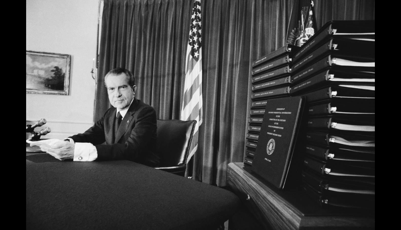 الرئيس الأميركي السابق ريتشارد نيكسون