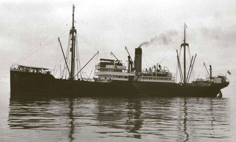 سفينة الشحن الألمانية "اس اس ميندين" (SS Minden) التي أُغرقت قبالة أيسلندا عام 1939