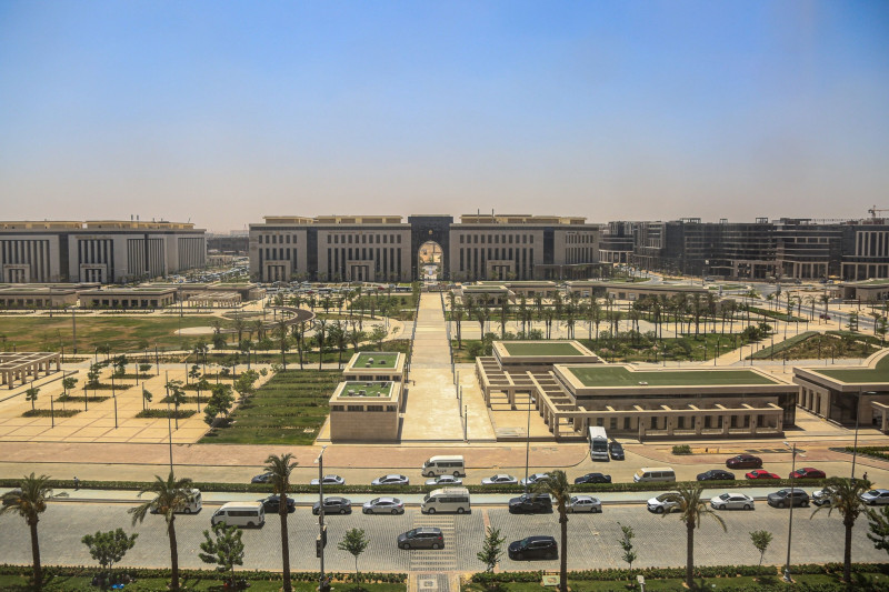 مباني الوزارات في الحي الحكومي بالعاصمة الإدارية الجديدة، شرق القاهرة، مصر
