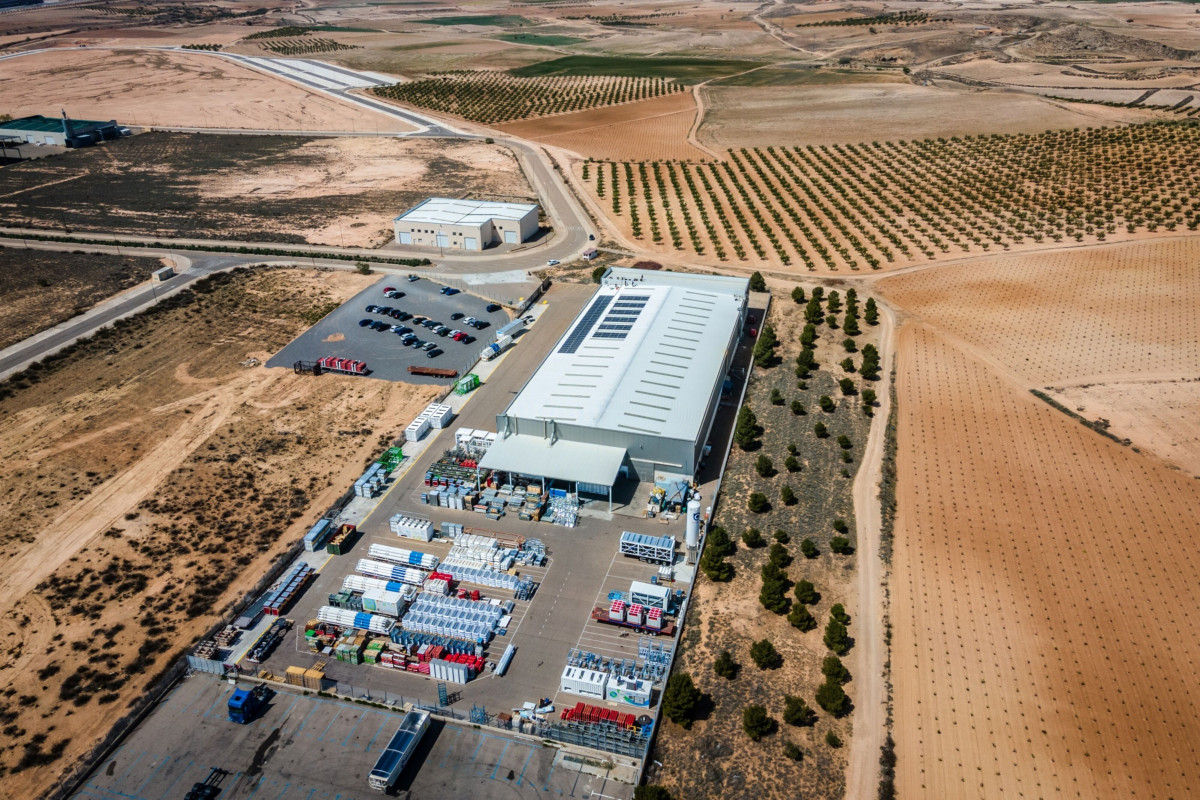 منشأة تابعة لشركة "كالفيرا هيدروجين" في ساراغوسا، إسبانيا